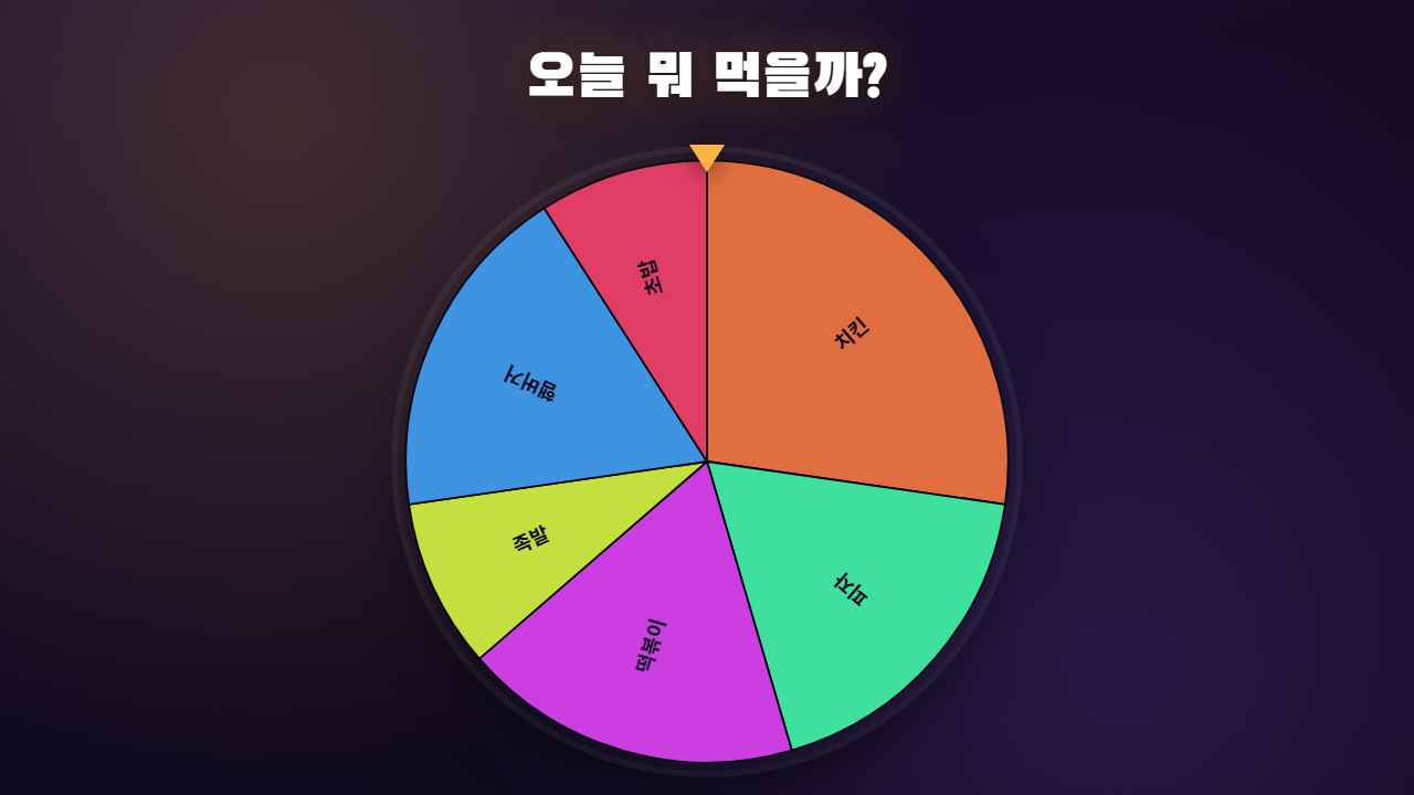 도네이션 랜덤 룰렛 미리보기